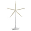Gordon Coastal Beach White Star Fish Silver Frame Sea Sculpture
