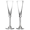 Simon Pearce Hartland Modern Classic Glass Champagne Flute - Set of 2