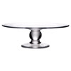 Simon Pearce Hartland Modern Classic Clear Glass Cake Plate - Large
