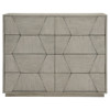 Landon Modern Masculine Grey Fancy Face Wood Dresser