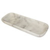 Eira Modern Classic 12" White Rectangular Marble Bowl