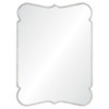 Jean Modern Antique Silver Leaf Iron Frame Novelty Wall Mirror
