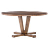Camille Modern Classic Round Reclaimed Mango Wood Dining Table - 60"W