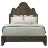 Liesl Rustic Dark Grey Wood Bed - King