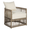 Newport Modern N-dura™ Wicker Outdoor Barrel Chair