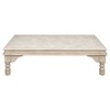 Myla French Country Grey Wash Wood Rectangular Coffee Table