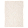 Reece Ivory Diamond Pattern Jute Solid Rug - 9'x12'