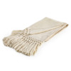 Nylah Modern Woven Baby Alpaca Throw Blanket - Ivory