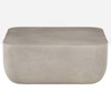 Yvonne Industrial Loft Grey Concrete Outdoor Block Coffee Table