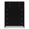 Stancil Modern Classic Black Iron Tall Dresser