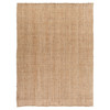 Jamie Coastal Beach Natural Brown Jute Rug - 12'x15'