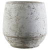 Romina Modern Classic Distressed Grey Cement Planter - Small