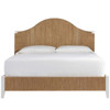 Rory Coastal Beach Brown Woven Abaca Bed - King