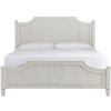 Pablo Coastal Beach White Wood Bed - Queen