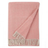 Sferra Modern Celine Salmon Pink Cotton Throw Blanket