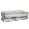 Mateo Coastal Grey Cushion Rope Outdoor Sofa