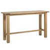 Croquet Coastal Natural Teak Outdoor Dining Bar Table - 71"W
