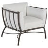 Majorca Modern Classic Slate Grey Aluminum Outdoor Club Chair
