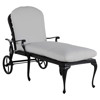Provance Ancient Earth White Cushion Outdoor Chaise Lounge