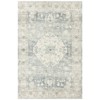Jorvik French Country Blue Medallion Patterned Rug - 5'x7'6"