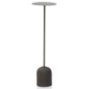 Sierra Industrial Loft Black Mild Steel Dome Base Side Drink Table