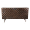 Clark Rustic Lodge Brown Wood Sideboard