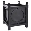 Mandy French Country Black Metal Planter