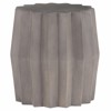 Gemma Industrial Loft Grey Concrete Outdoor Round End Table