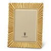 L'Objet Ray Hollywood Regency Gold Plated Beveled Glass Photo Frame - 4x6