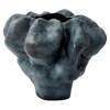 L'Objet Timna Industrial Loft Blue Porcelain Decorative Vase - Short