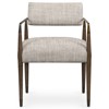 Wally Mid Century Modern Grey Performance Upholstered Dining Chair