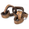 Wooden Links Rustic Lodge Natural Acacia Centerpiece