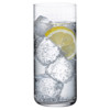 Finesse Grid Modern Classic Clear Crystal Long Drink Glass - Set of 4