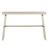 Havana Modern Classic White Wood Gold Iron Console Table