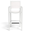Jace Industrial Grey Performance Sling Outdoor Bar Stool