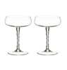 Juliska Amalia Regency Clear Glass Champagne Coupe - Set of 2