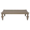 Givelle French Country Weathered Rectangular Coffee Table