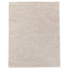 Chase Coastal Beach Beige Textured Solid Indoor Outdoor Rug - 9'x12'