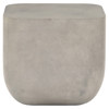 Yvonne Industrial Loft Grey Concrete Outdoor Square Block End Table