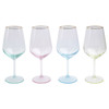 Rainbow Modern Classic Assorted Wine Glass - Set of 4