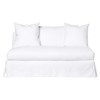 Cisco Home Seda Coastal Denim White Slipcovered Armless Loveseat