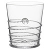 Juliska Amalia Modern Classic Clear Bohemian Double Old Fashioned Glass