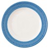 Juliska Le Panier Delft Blue Band White Ceramic Dinner Plate