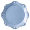 Juliska Berry & Thread Chambray Blue Ceramic Scalloped Salad Plate