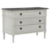 Johan French Country Blue Stone Antique White Oak Bath Vanity Sink - 50"