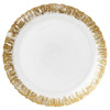 Rufolo Modern Classic Gold Glass Salad Plate