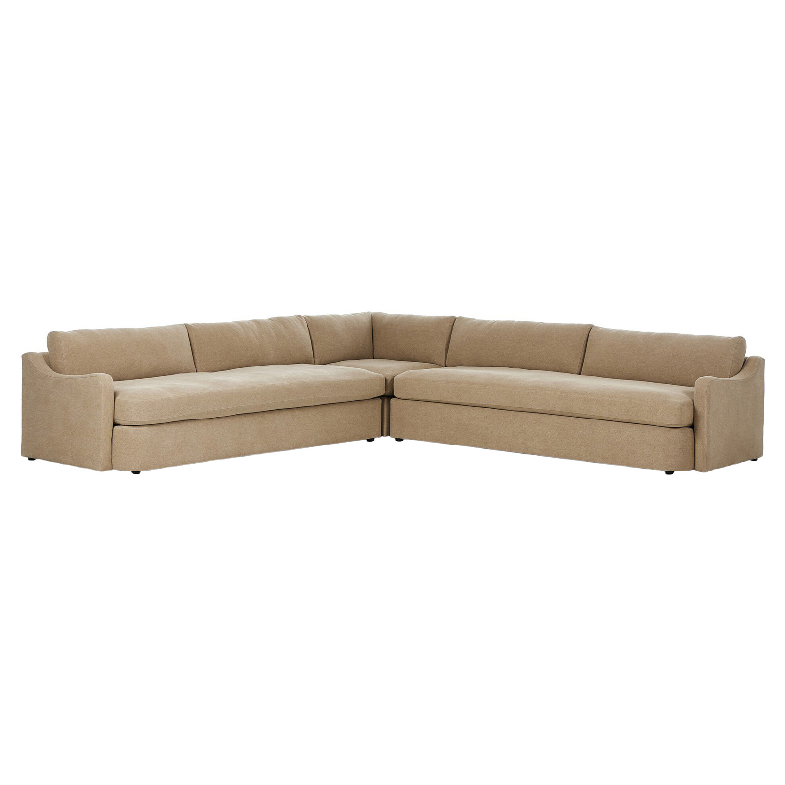 Aurelia Broadway Canvas 3-Piece Sectional