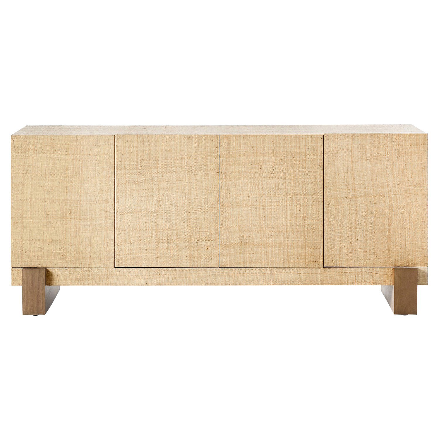 Sienna Modern Classic Beige Raffia Sideboard