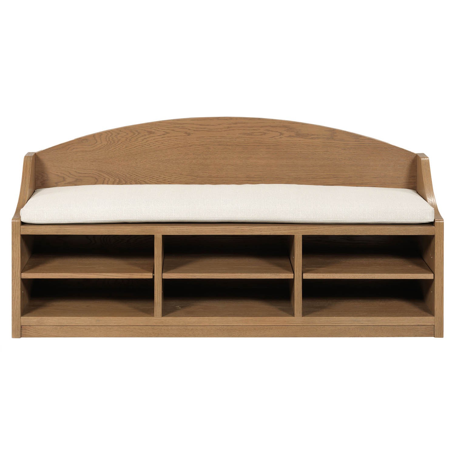 Daydream Coastal Beach Gold Oak Entryway Bench – Kathy Kuo Home