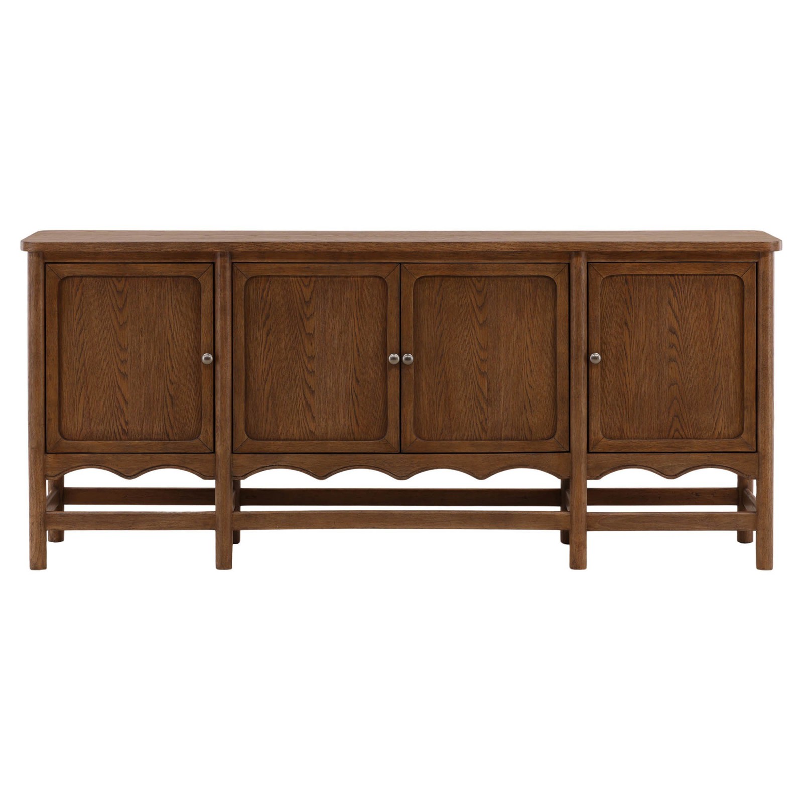 Solynne Updated Traditional Brown Wood Sideboard